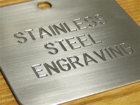 metal etching fabrication service|engraving on stainless steel.